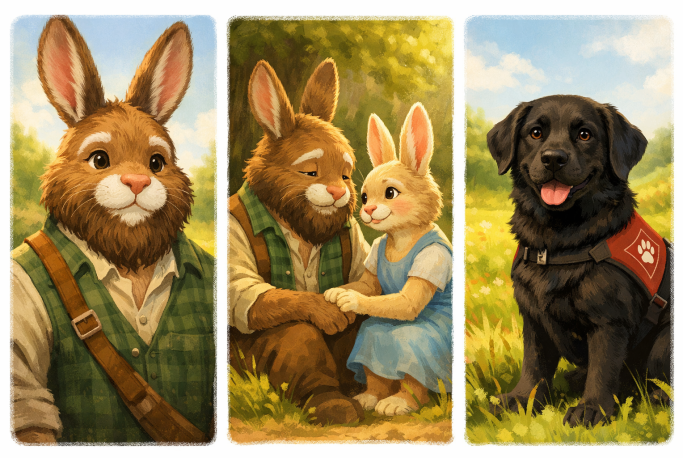 Man met een glimlach, leunend op zijn hand en een horloge om zijn pols.